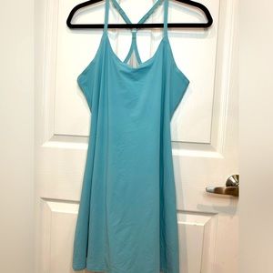 Outdoor Voices Teal Strappy Active Dress